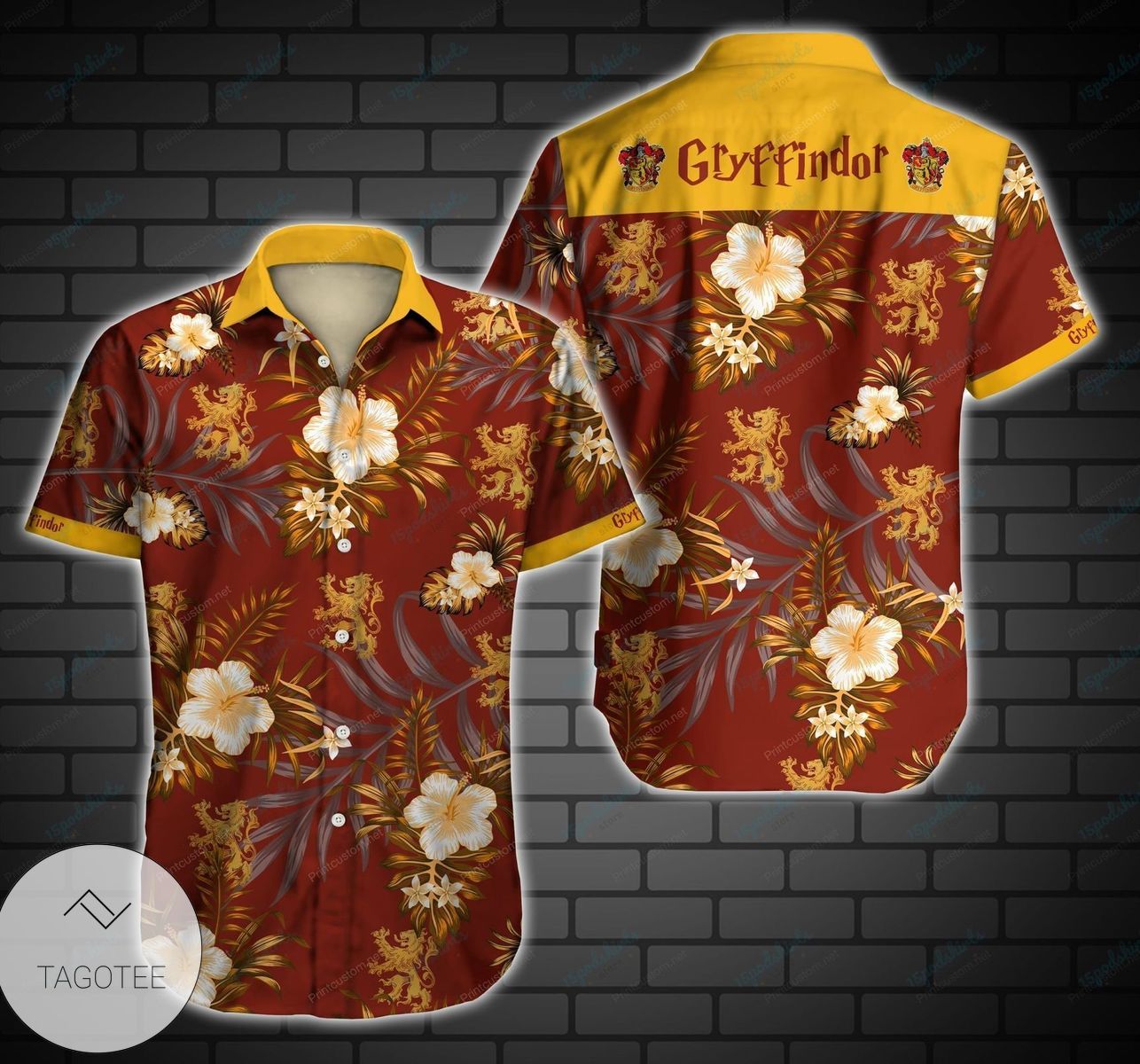 Gryfindor Hawaiian Shirt Ver2