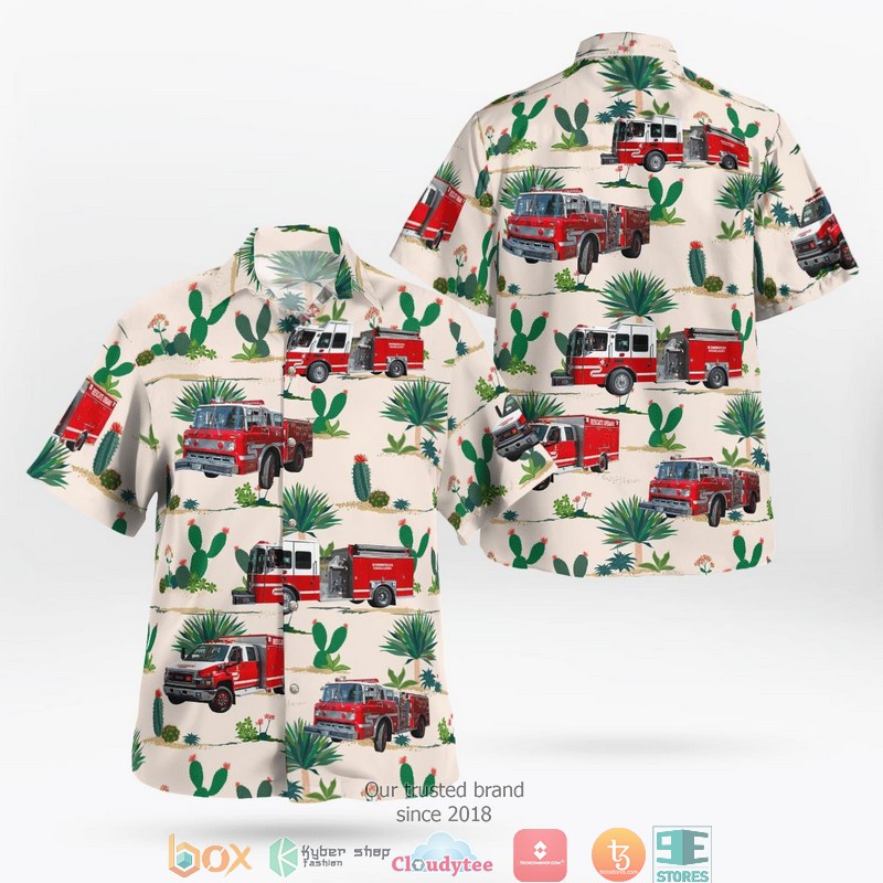 Groveland Lake County Florida Groveland Fire Rescue Hawaiian Shirt