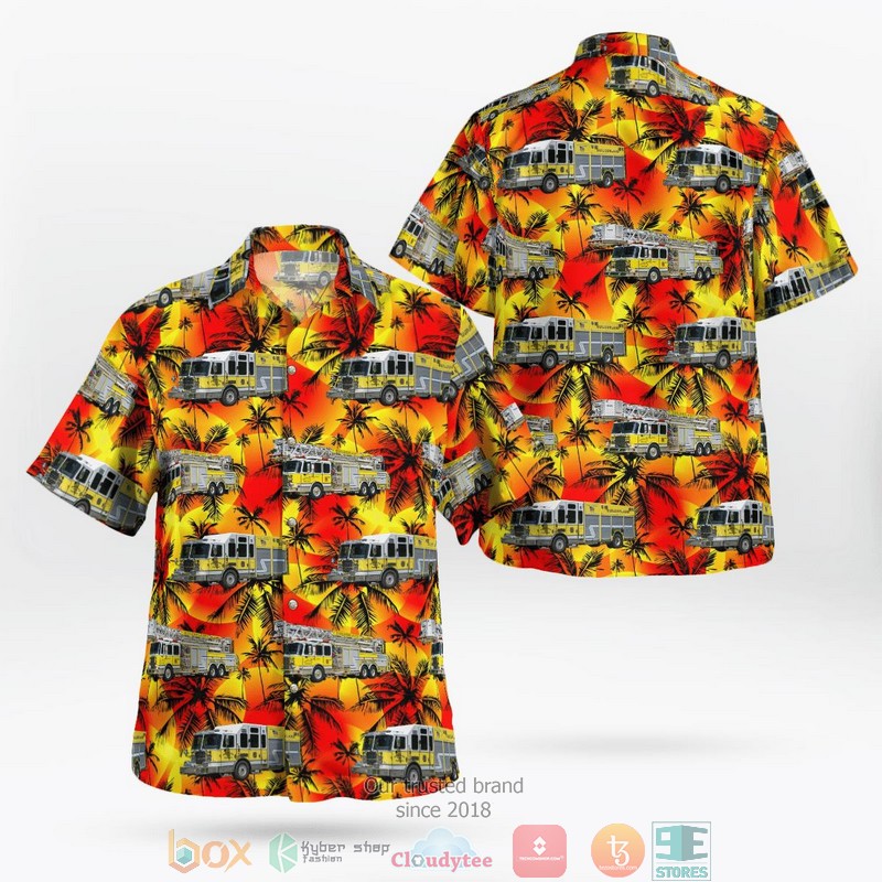 Guilderland Center New York Guilderland Center Fire Department Hawaiian Shirt