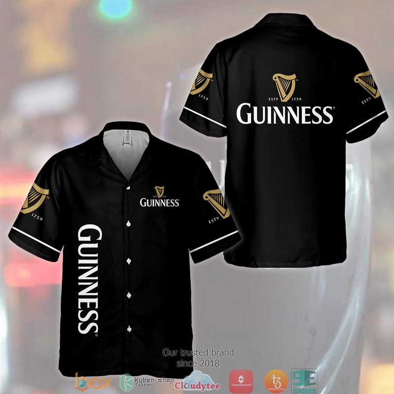 Guinness American flag Hawaiian shirt