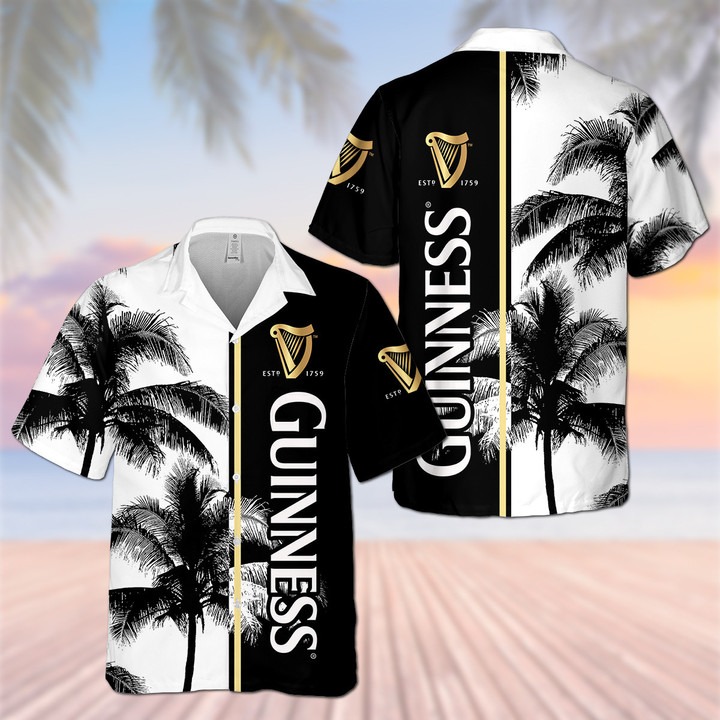 Guinness Beer Tropical Hawaiian Shirt New 2022