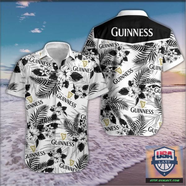 Guinness Beer Palm Tree Hawaiian Shirt