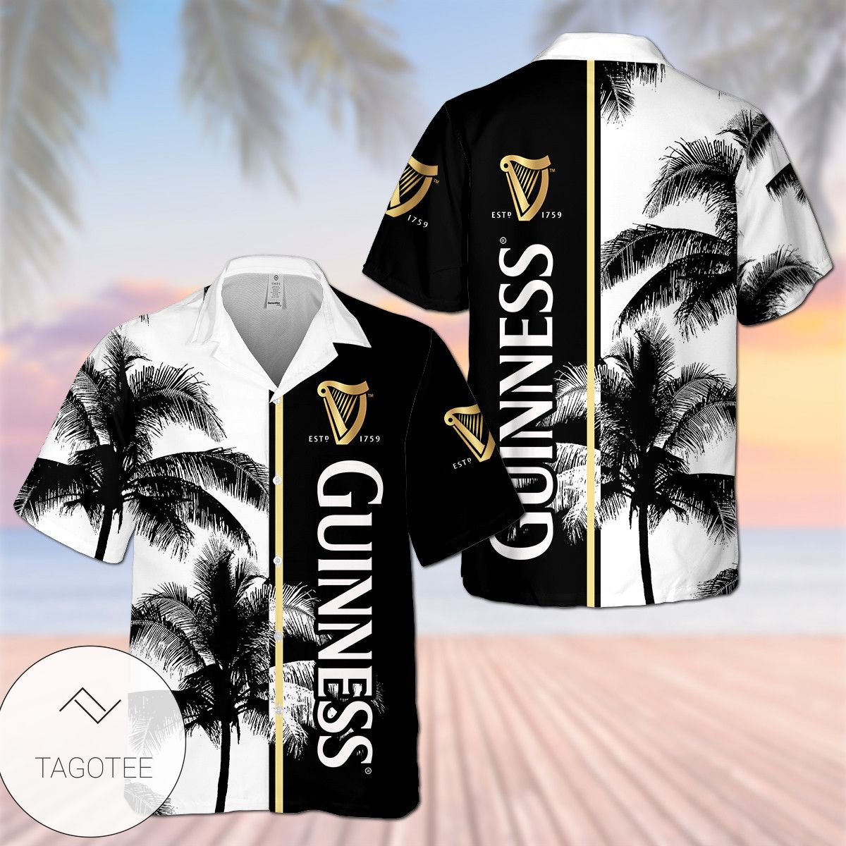 Guinness Hawaiian Shirt