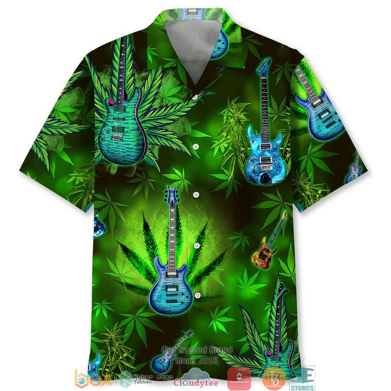 Guitar Color Hawaiian Shirt