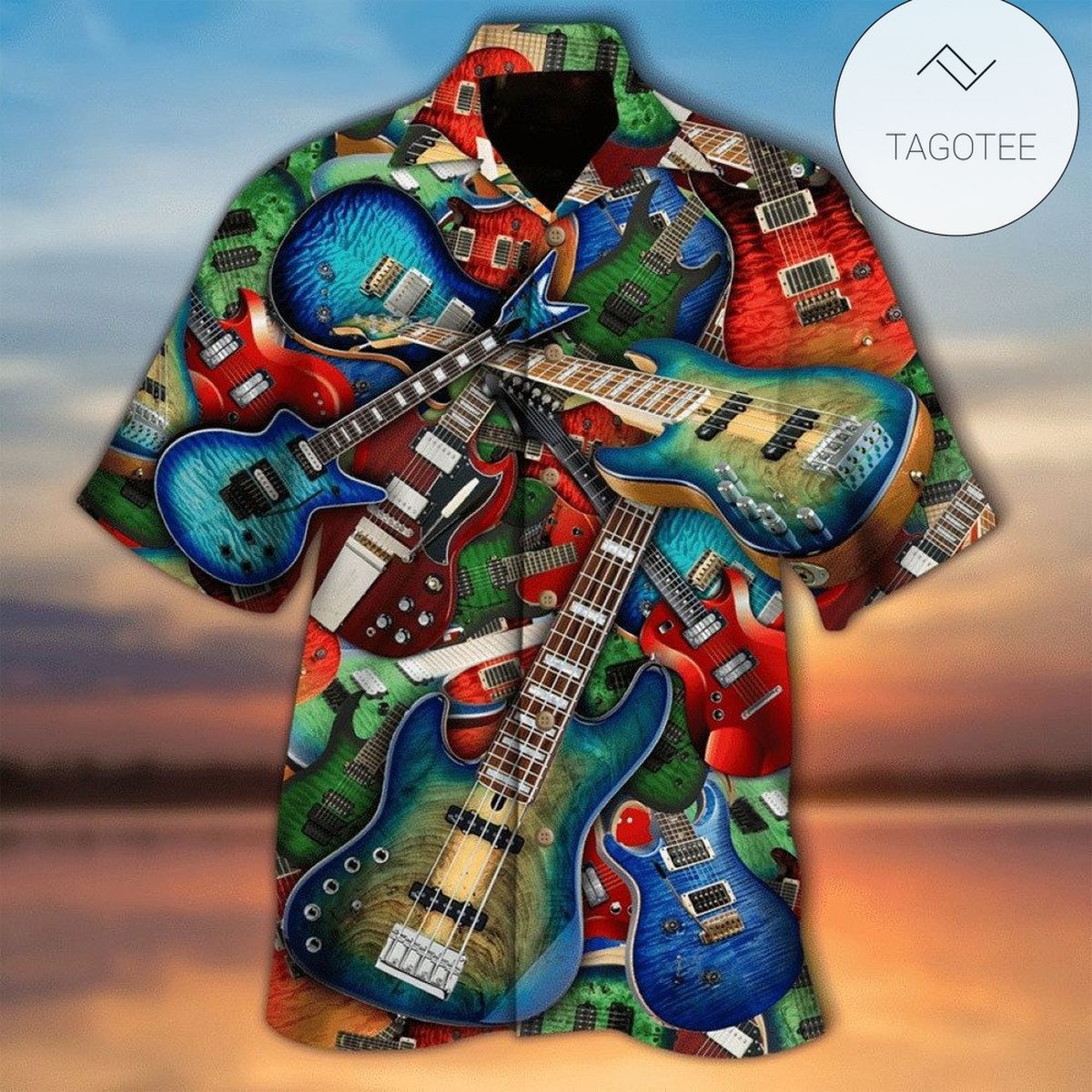 Guitar Shirt Guitar Hawaiian Shirt For Guitar Lovers