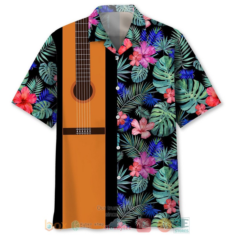 Guitar Usa Nature Hawaiian Shirt