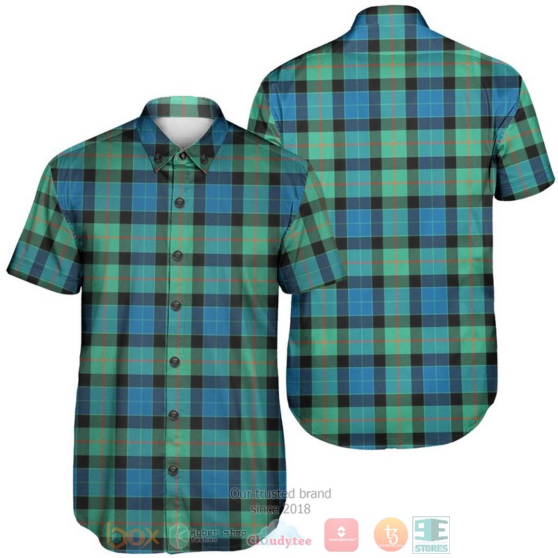 Gunn Weathered Tartan Hawaiian Shirt