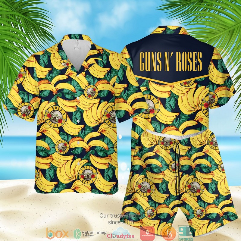 Guns N’ Roses Red Hawaiian Shirt