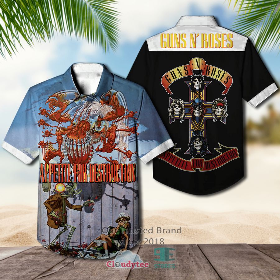 Guns N’ Roses Album Covers Hawaiian Shirt