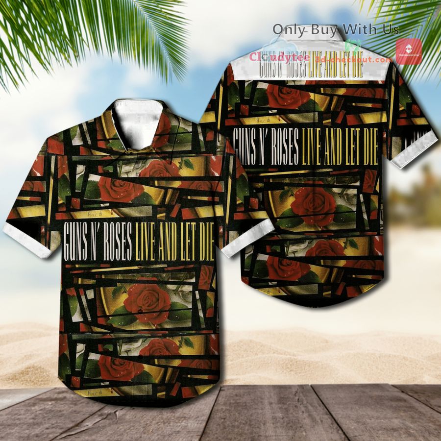 Guns N’ Roses Band Hawaiian Shirt, Shorts