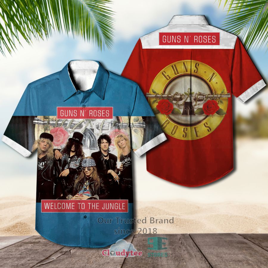 Guns N’ Roses Casual Hawaiian Shirt