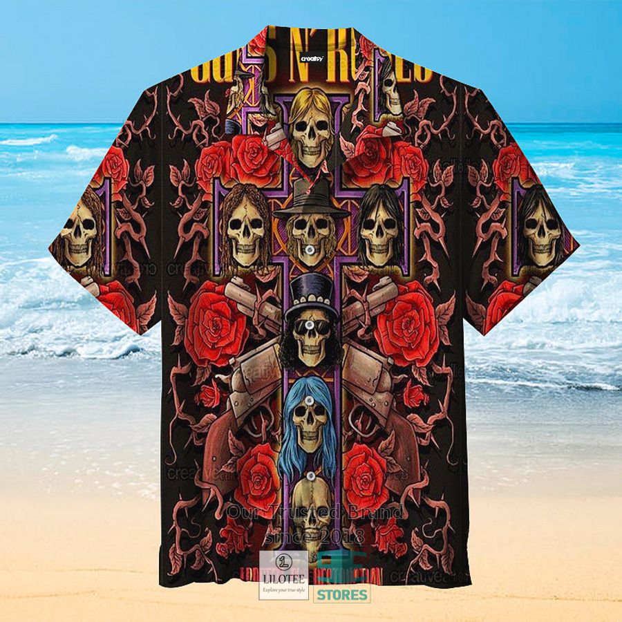 Guns N’ Roses Gun N Roses Casual Hawaiian Shirt