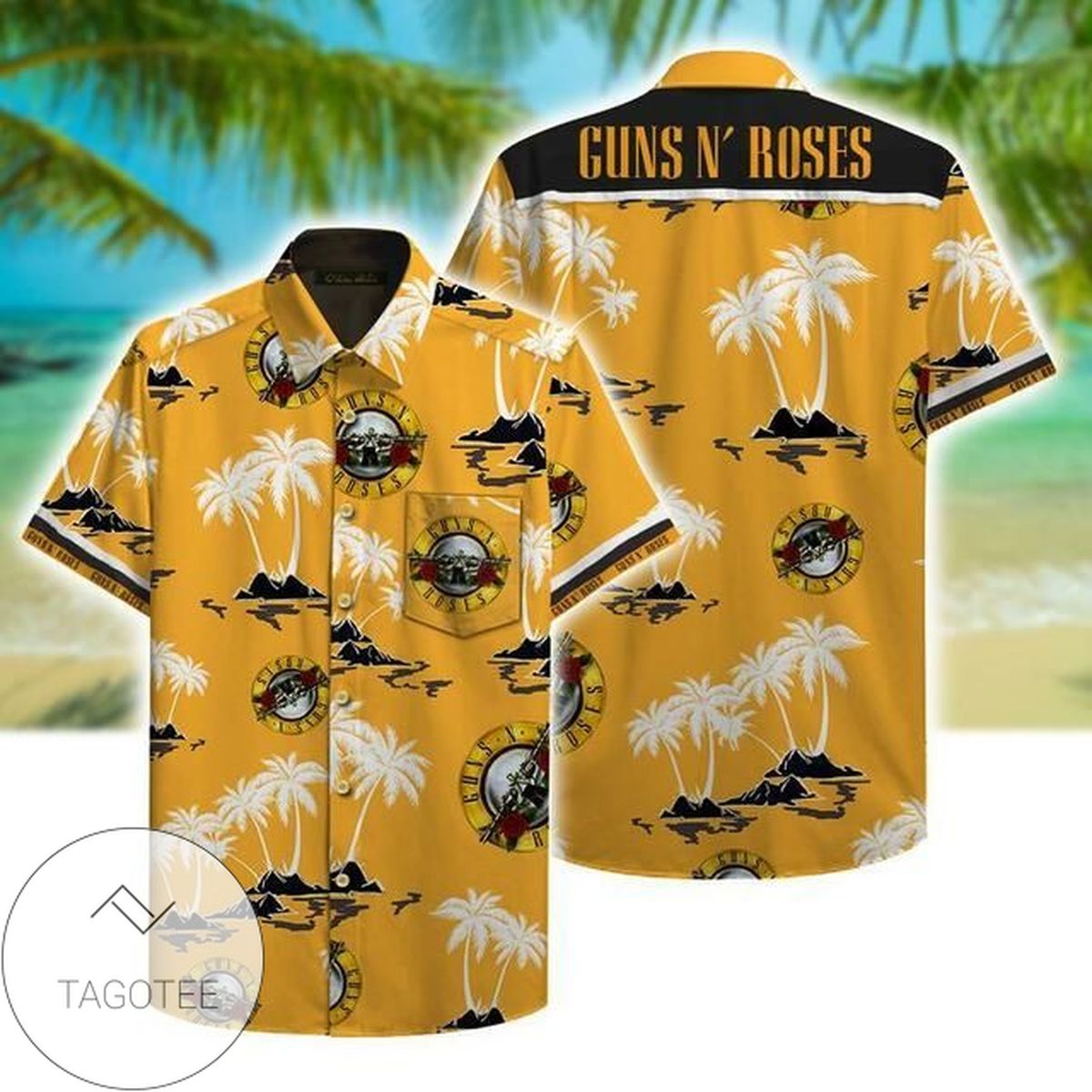 Guns N Roses Skull Hawaii 3d Shirt