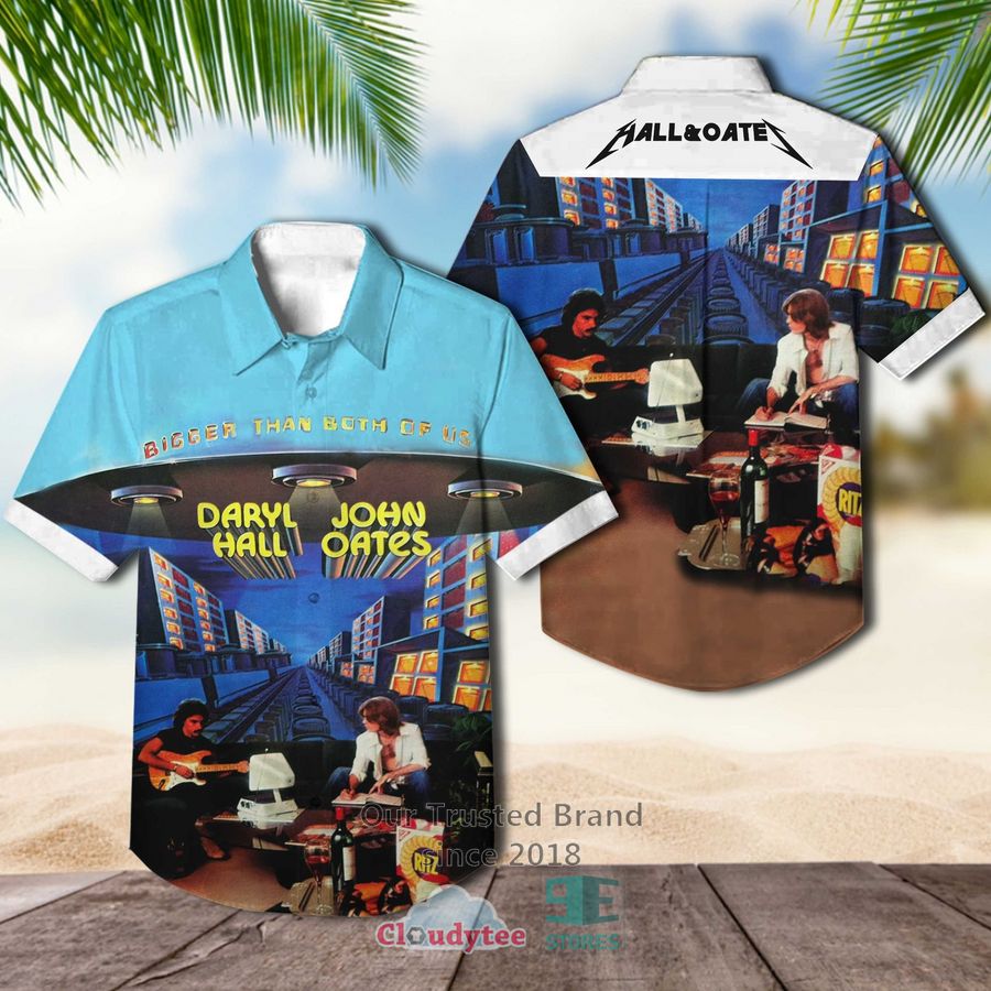 Hall & Oates Private Eyes Album Hawaiian Shirt