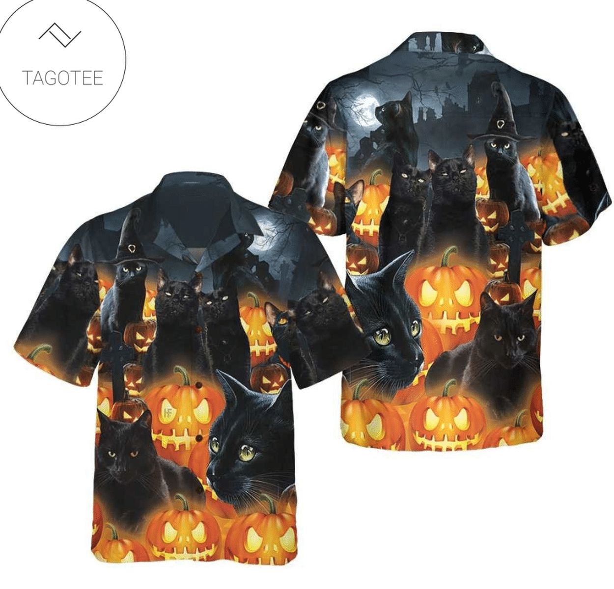 Halloween Barn Dance Hawaiian Shirt