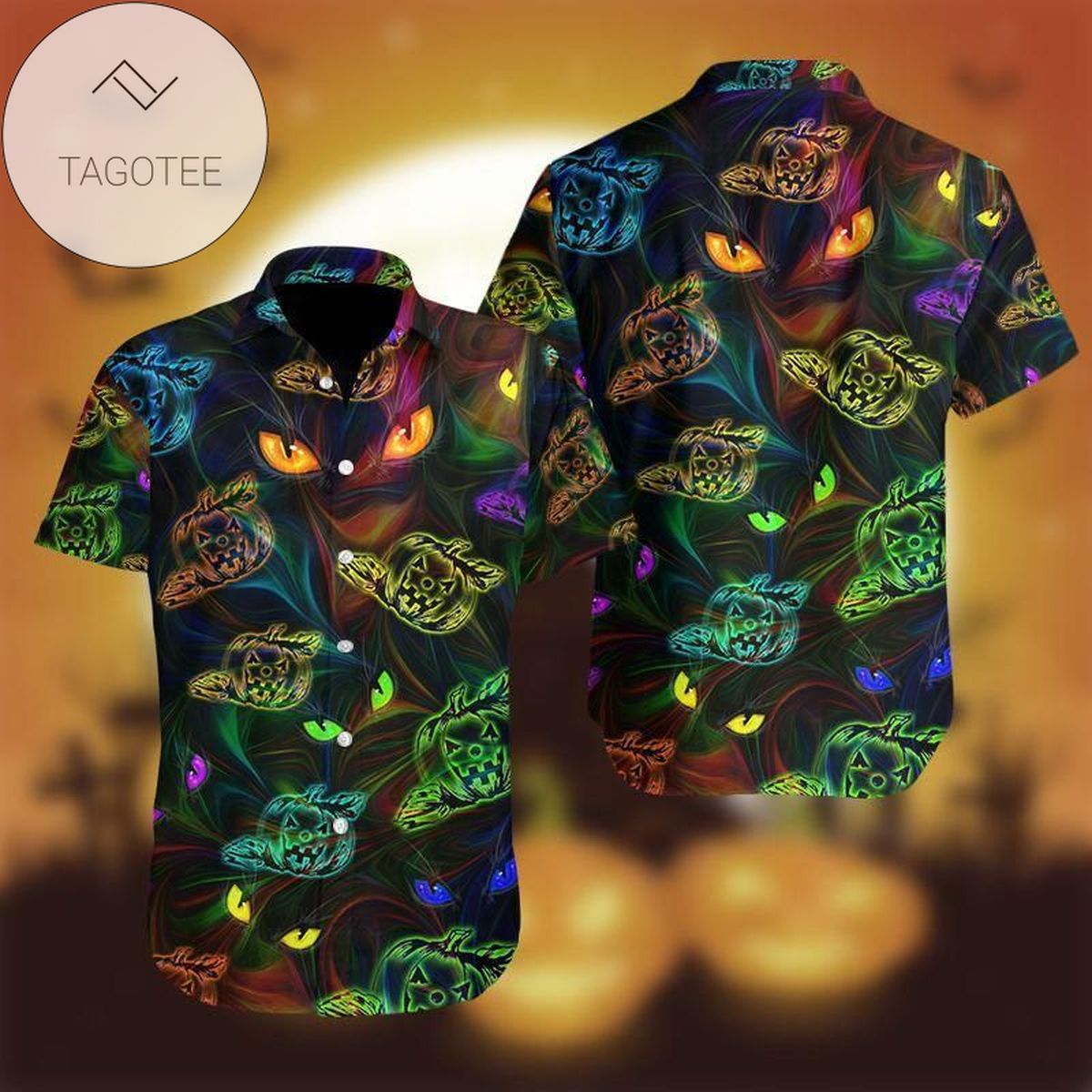 Halloween Eww People Pumpkin Ghost Hawaiian Shirt