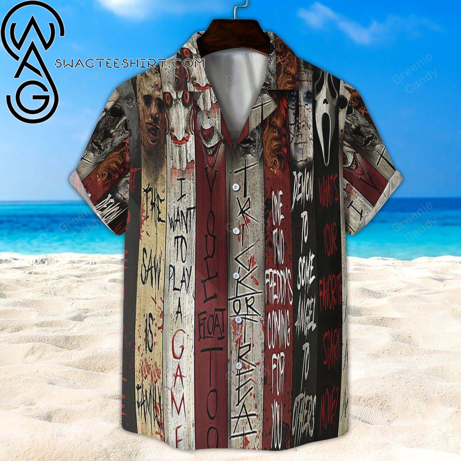 Halloween Night Full Printing Hawaiian Shirt