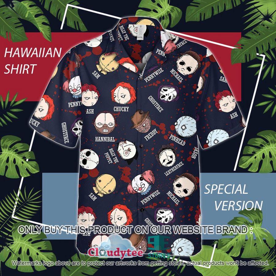 Halloween Movie Collections Hawaiian Shirt