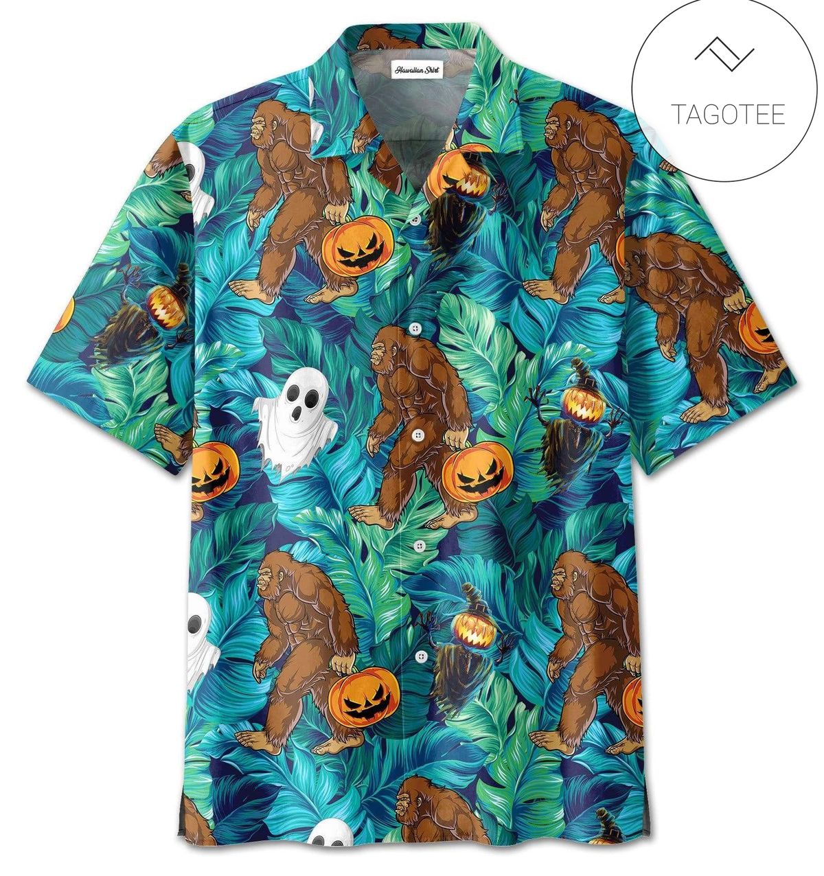 Halloween Pumpkin Pirate Trick Or Treat Candy Cute Jack-O’-Lantern Halloween Hawaiian Shirt