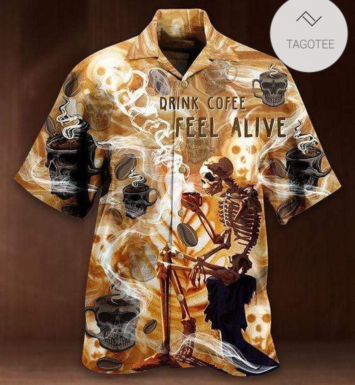 Halloween Skeleton Costume Shirt Hawaiian Shirt