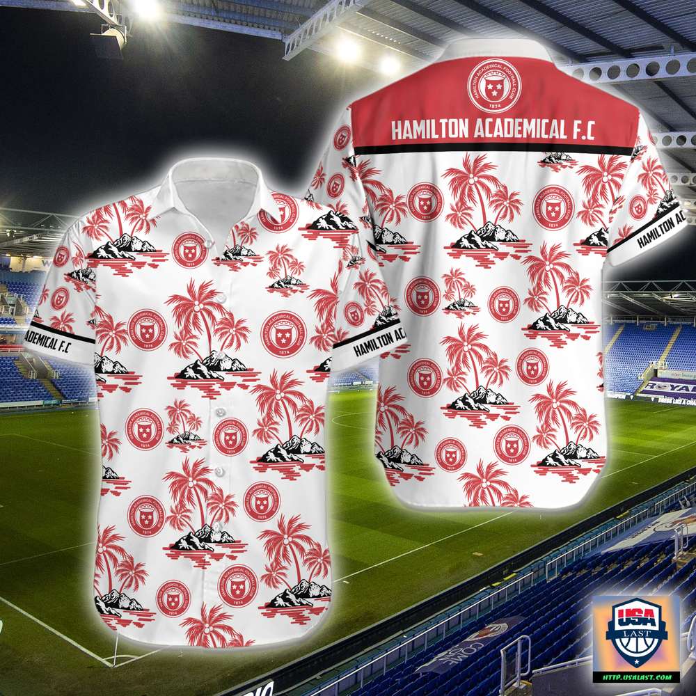 Hamilton Academical F.C. Vintage Hawaiian Shirt