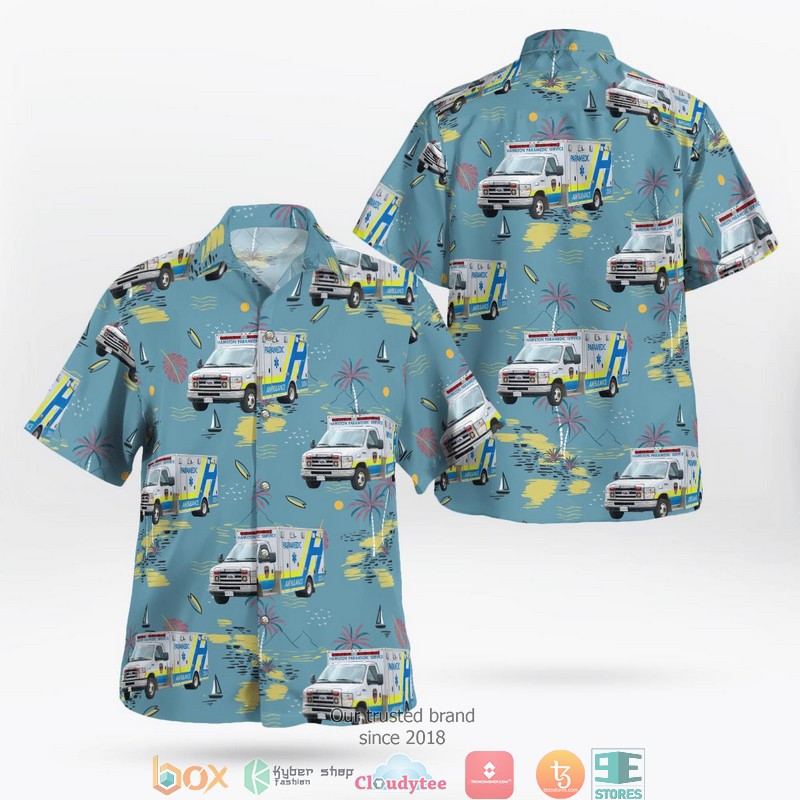 Hammarby Fotboll Hawaiian Shirt