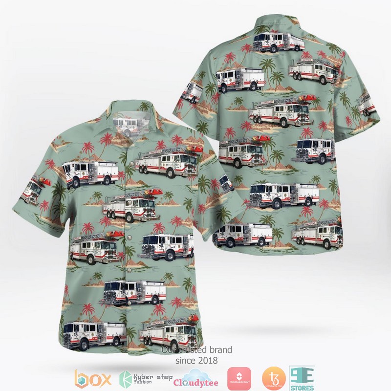 Hammond Louisiana Hammond Fire Department Hawaiian Shirt