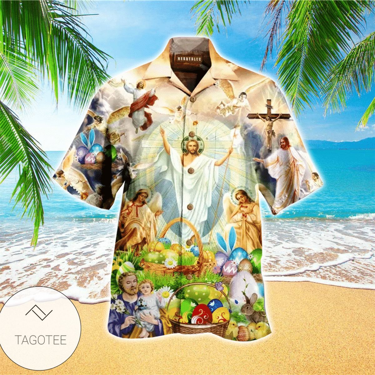 Happy Easter Jesus Is Risen Hawaiian Shirts