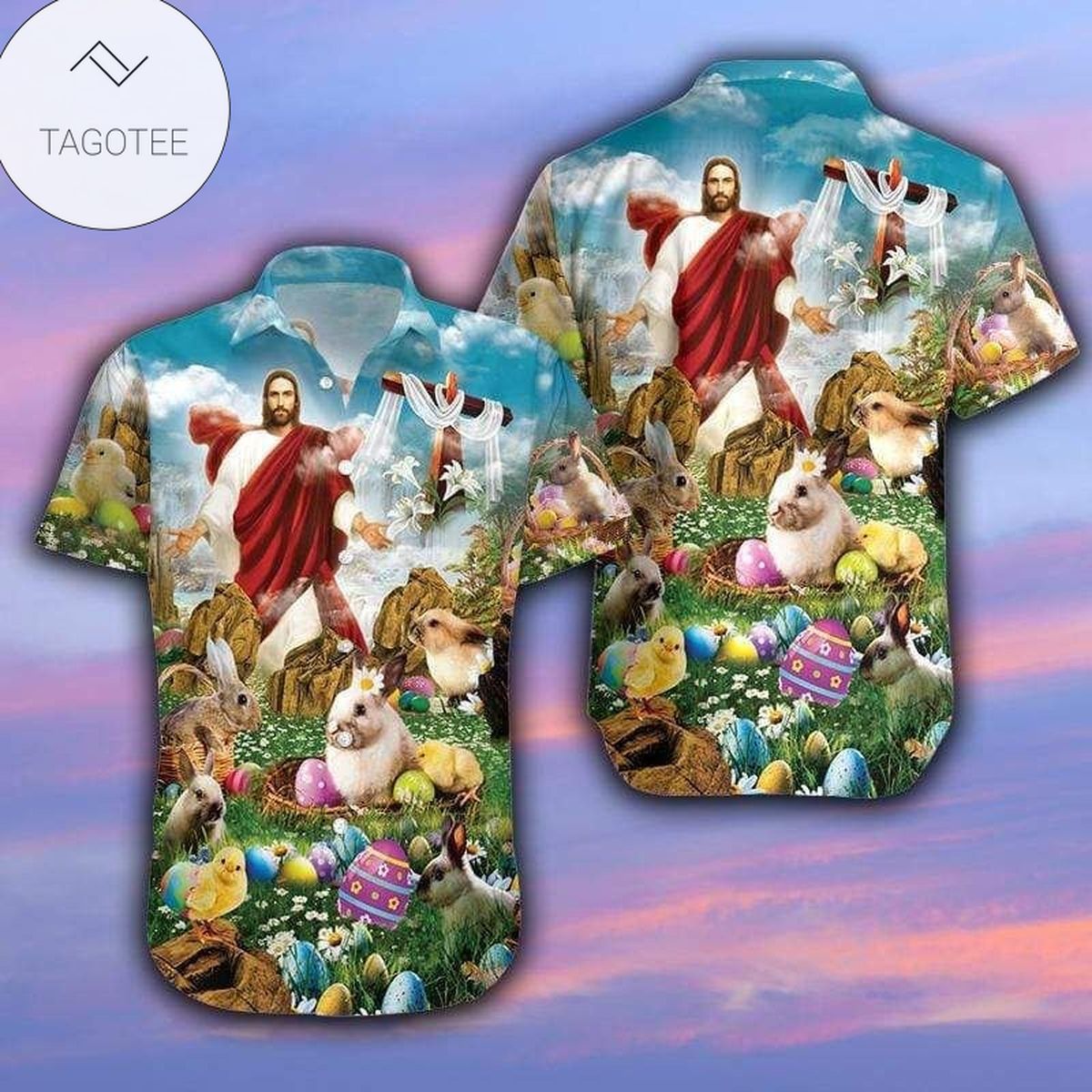 Happy Easter Jesus Hawaiian Shirt