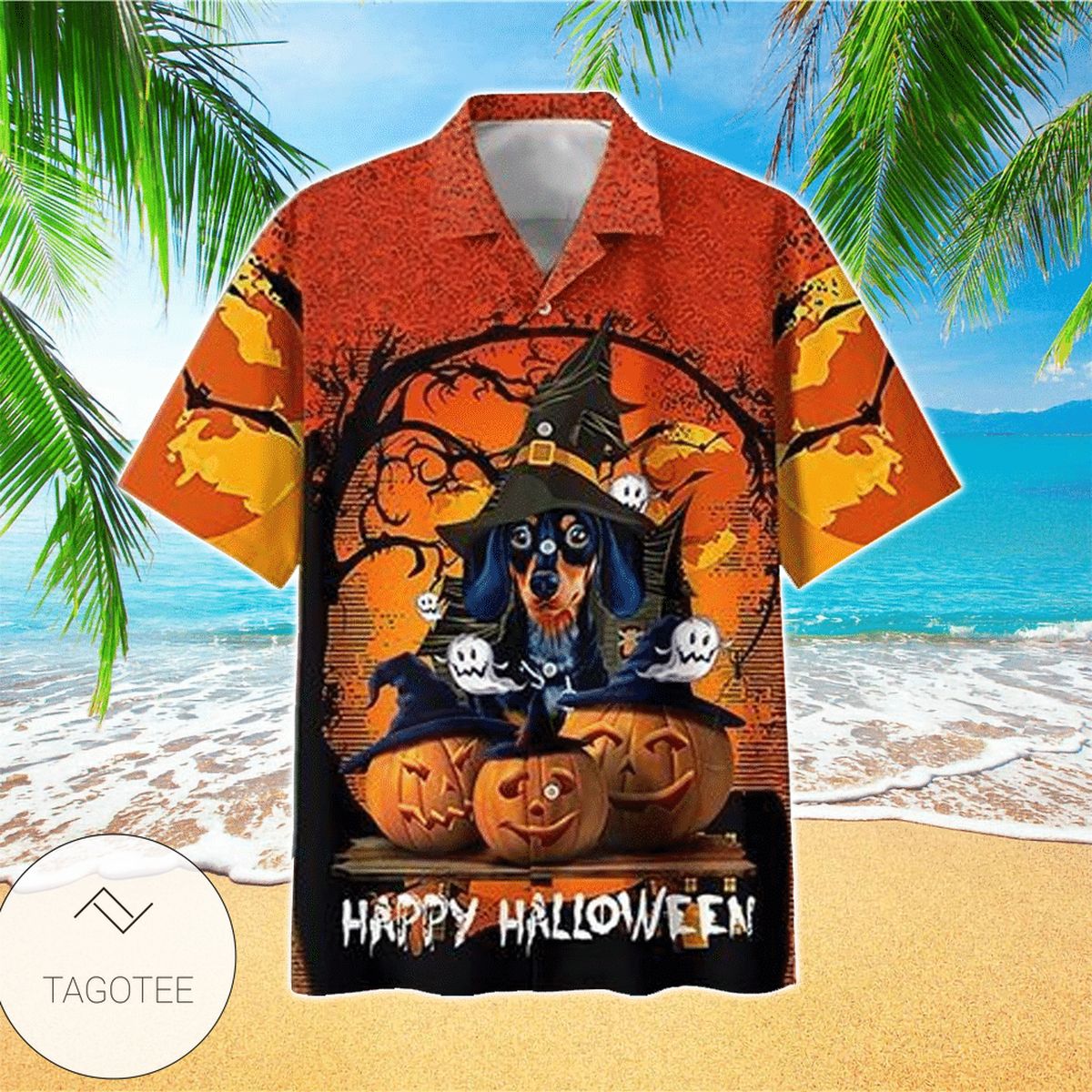 Happy Halloween Trick Or Treat Unisex Hawaiian Shirts