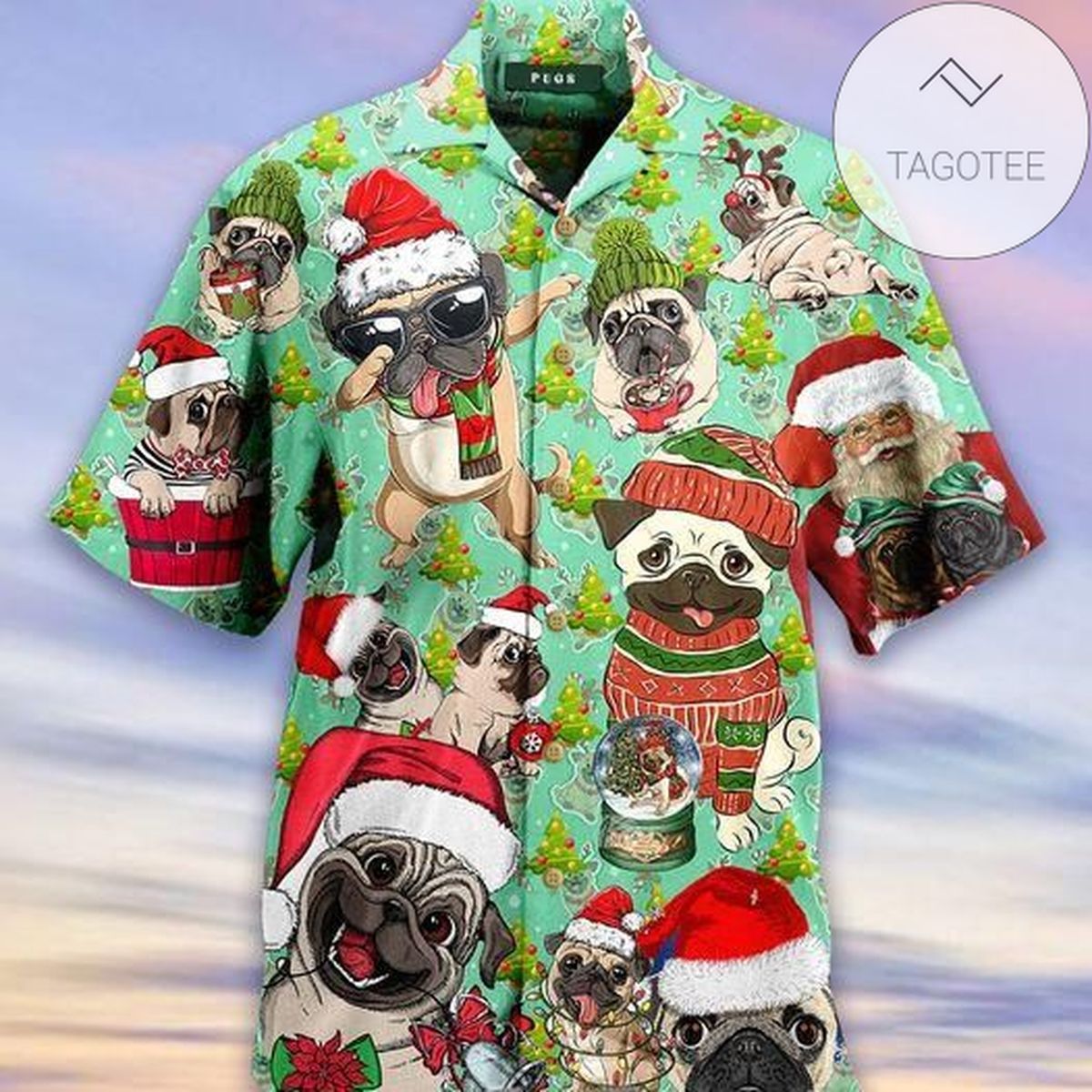 Happy Santa Otter Christmas 2022 Authentic Hawaiian Shirts 021220h