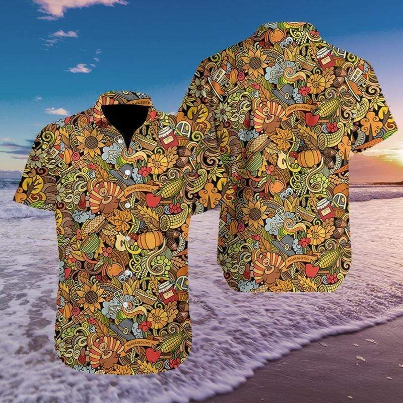 Happy As A Hippie Hawaiian Shirt For Men Women