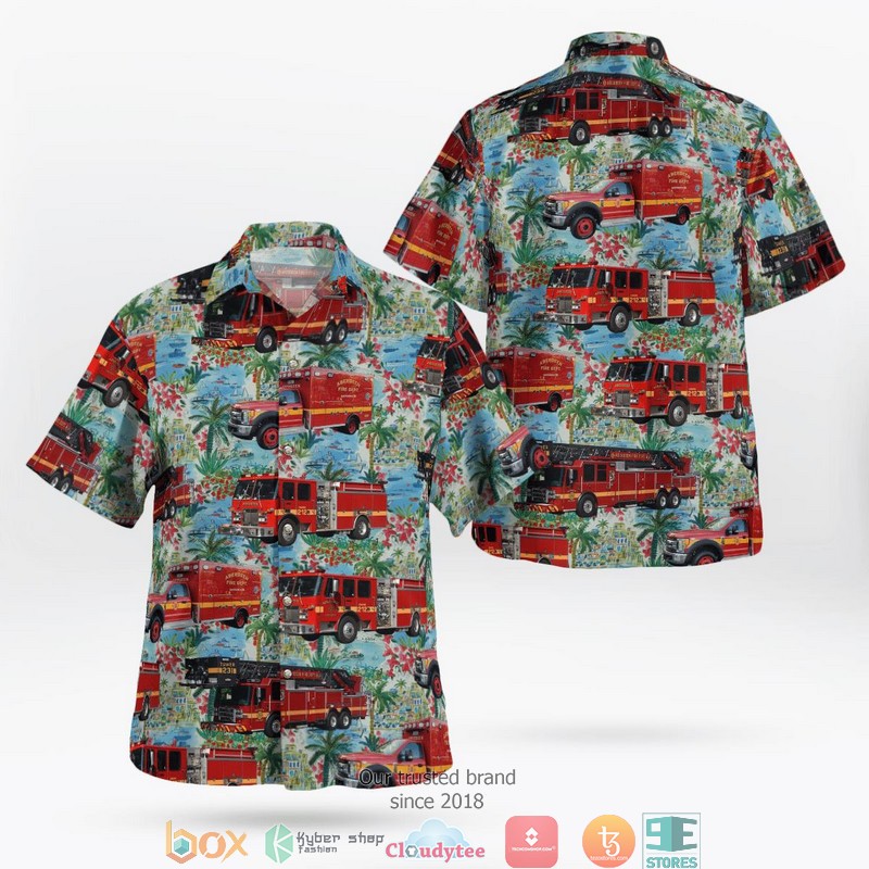 Hardeeville Fire Department Hardeeville South Carolina Hawaiian Shirt