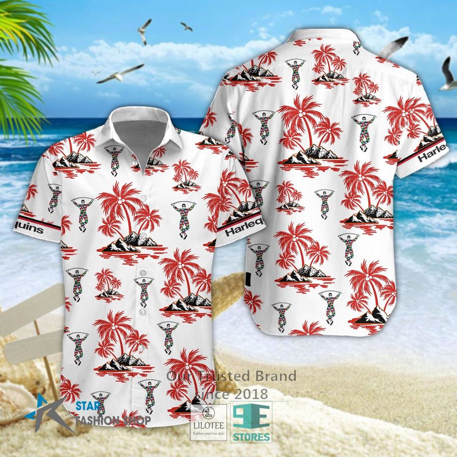 Harrogate Town AFC Hibicus Hawaiian Shirt