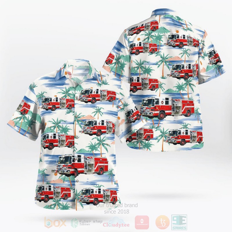 Harney County Oregon Harney District Hospital EMS 3D Hawaii Shirt