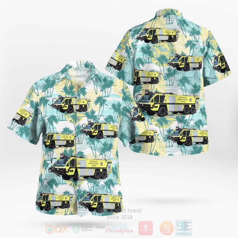 Harris County Texas Channelview Fire Department Hawaiian Shirt