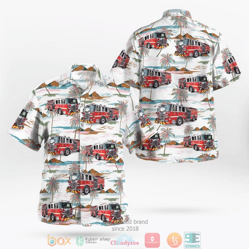 Harris County Texas Channelview Fire Department Hawaiian Shirt