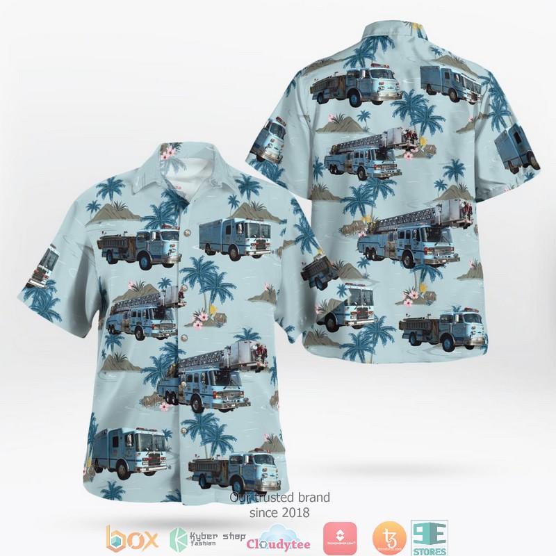 Harrisonburg Virginia Hose Company No. 4 Aloha Shirt