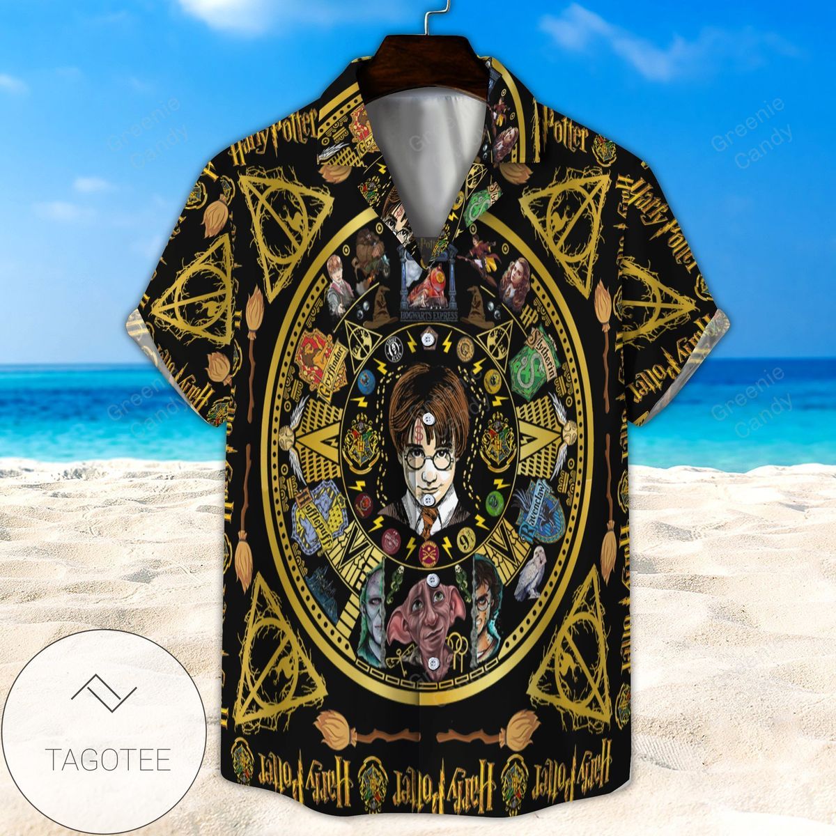 Harry Potter All Over Print 3D Unisex Hawaiian Shirt And Beach Short