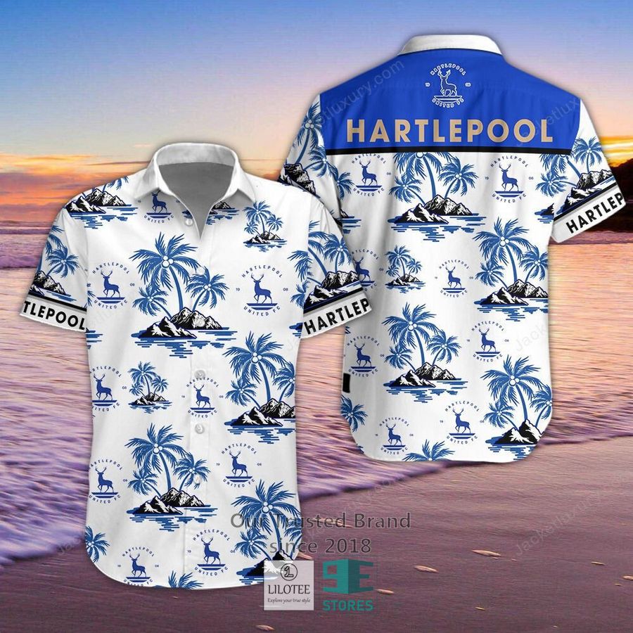 Hartlepool United Hawaiian Shirt