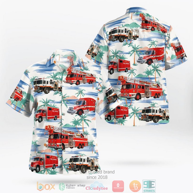 Hastings-On-Hudson Westchester County New York Hastings-On-Hudson Fire Department Hawaiian Shirt