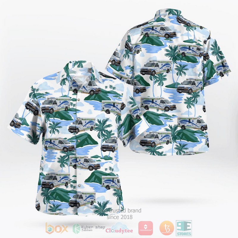 Hastings-Quinte Paramedic Services Aloha Shirt