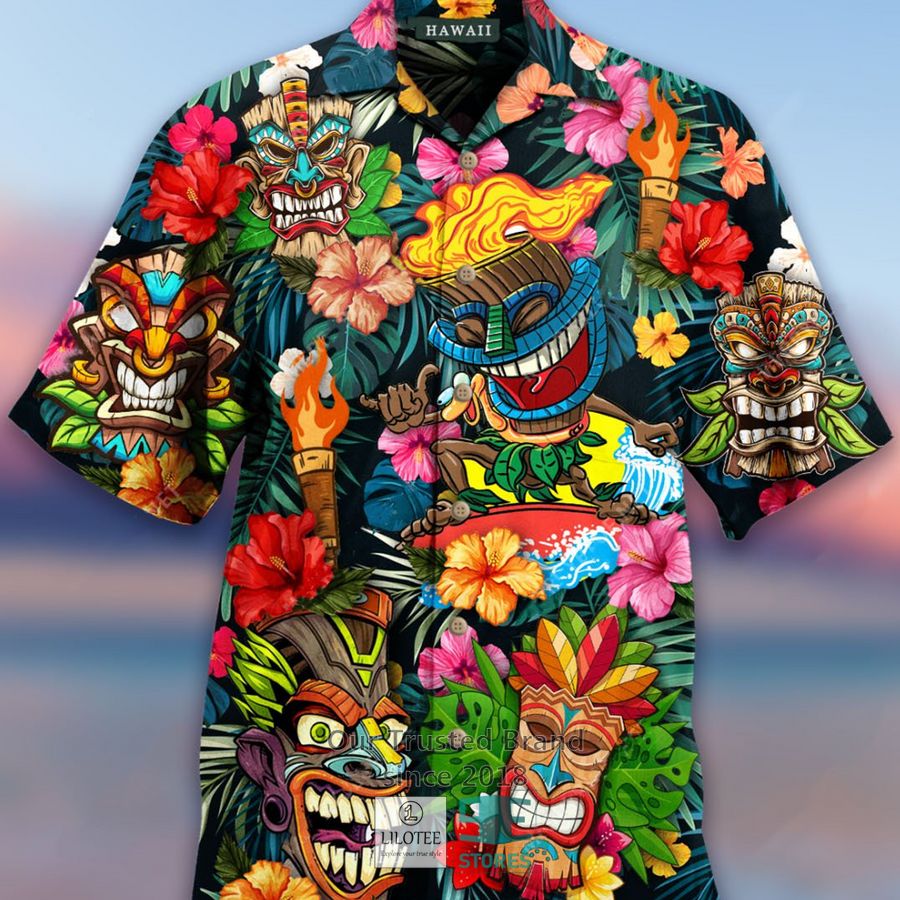 Hartlepool United Hibicus Hawaiian Shirt