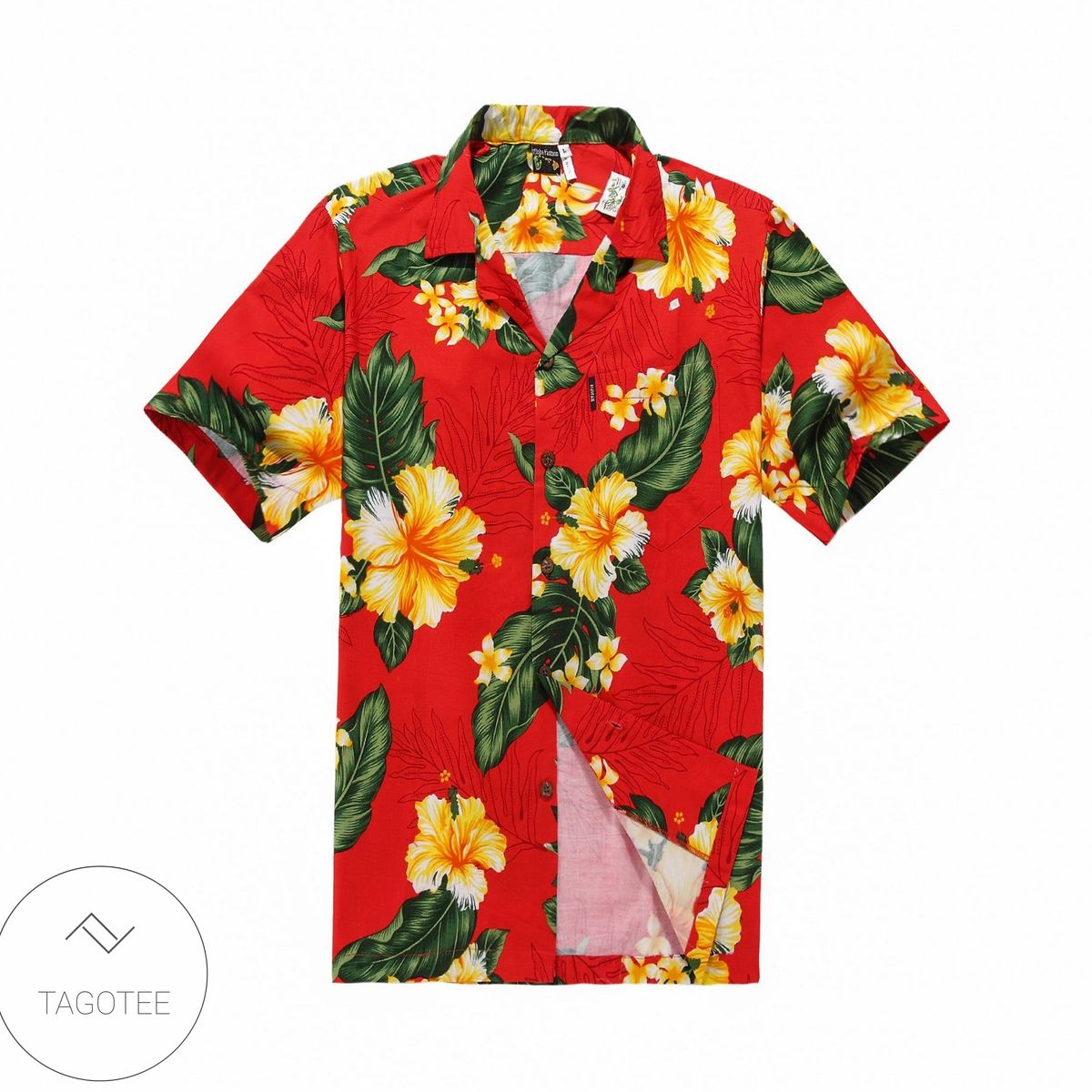 Hawaii Blue Plumeria Flowers Hawaiian Shirt