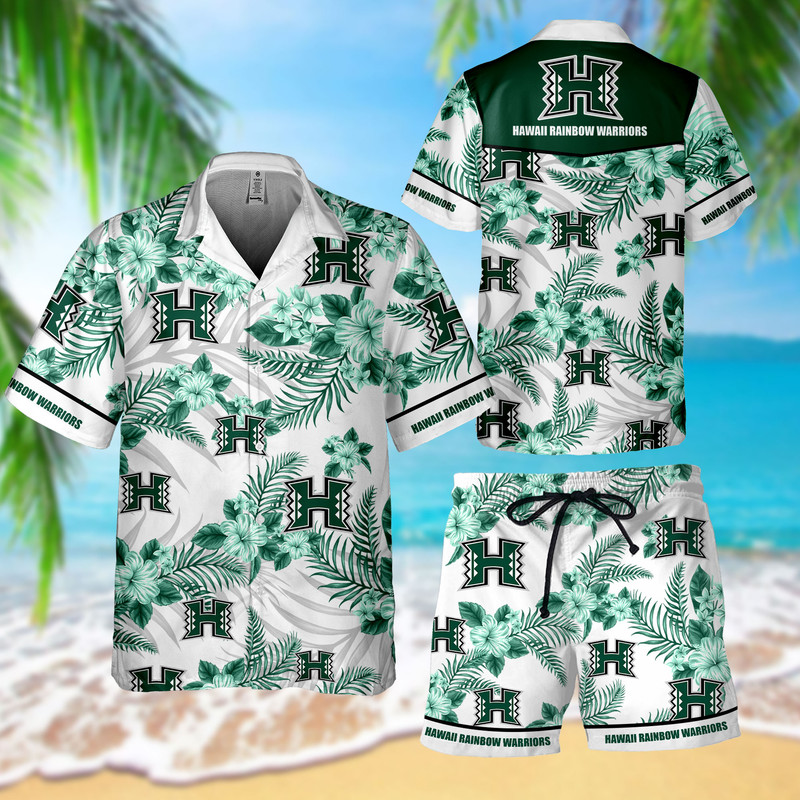 Hawaii Island Beach Seamless Pattern Hawaiian Shirt