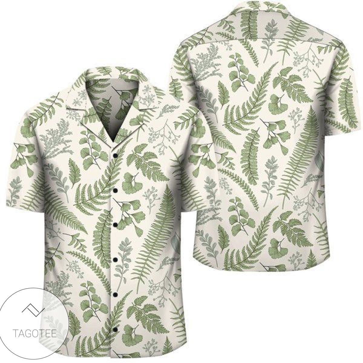 Hawaii Tropical Flowers Watercolor Hawaiian Shirt