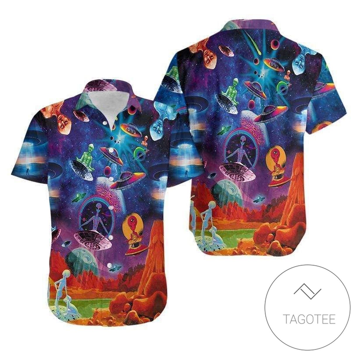 Hawaiian Aloha Shirts Bad Witch Cat Halloween