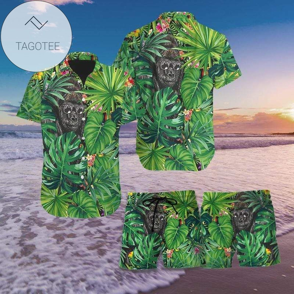 Hawaiian Aloha Shirts Bigfoot Has Been Ready For Halloween