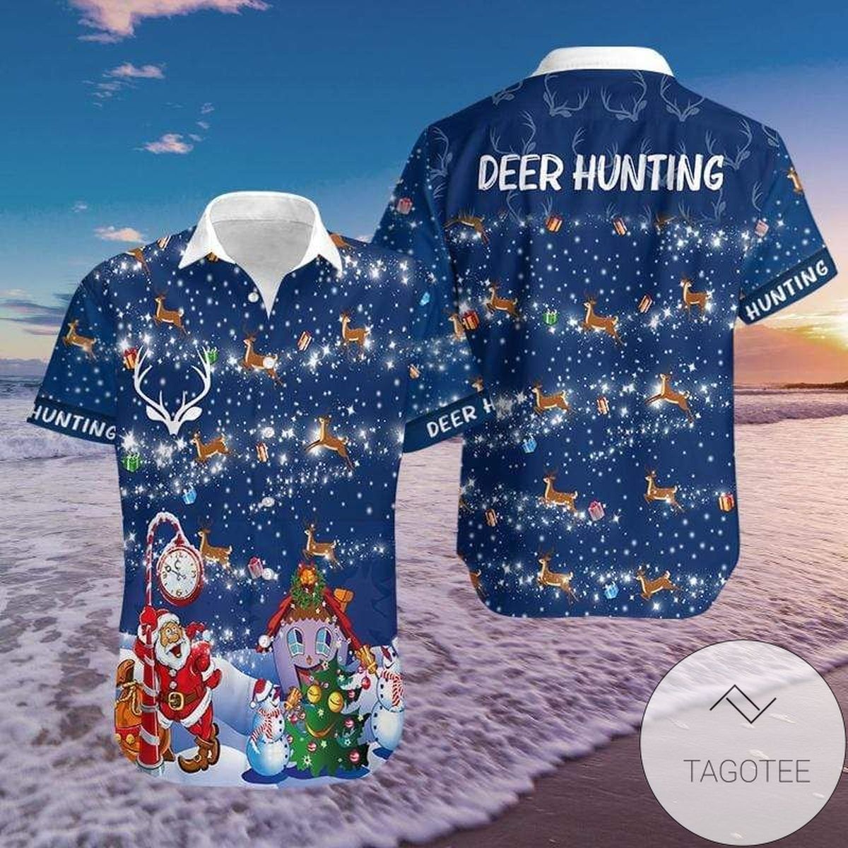 Hawaiian Aloha Shirts Christmas Carols By Cute Cats