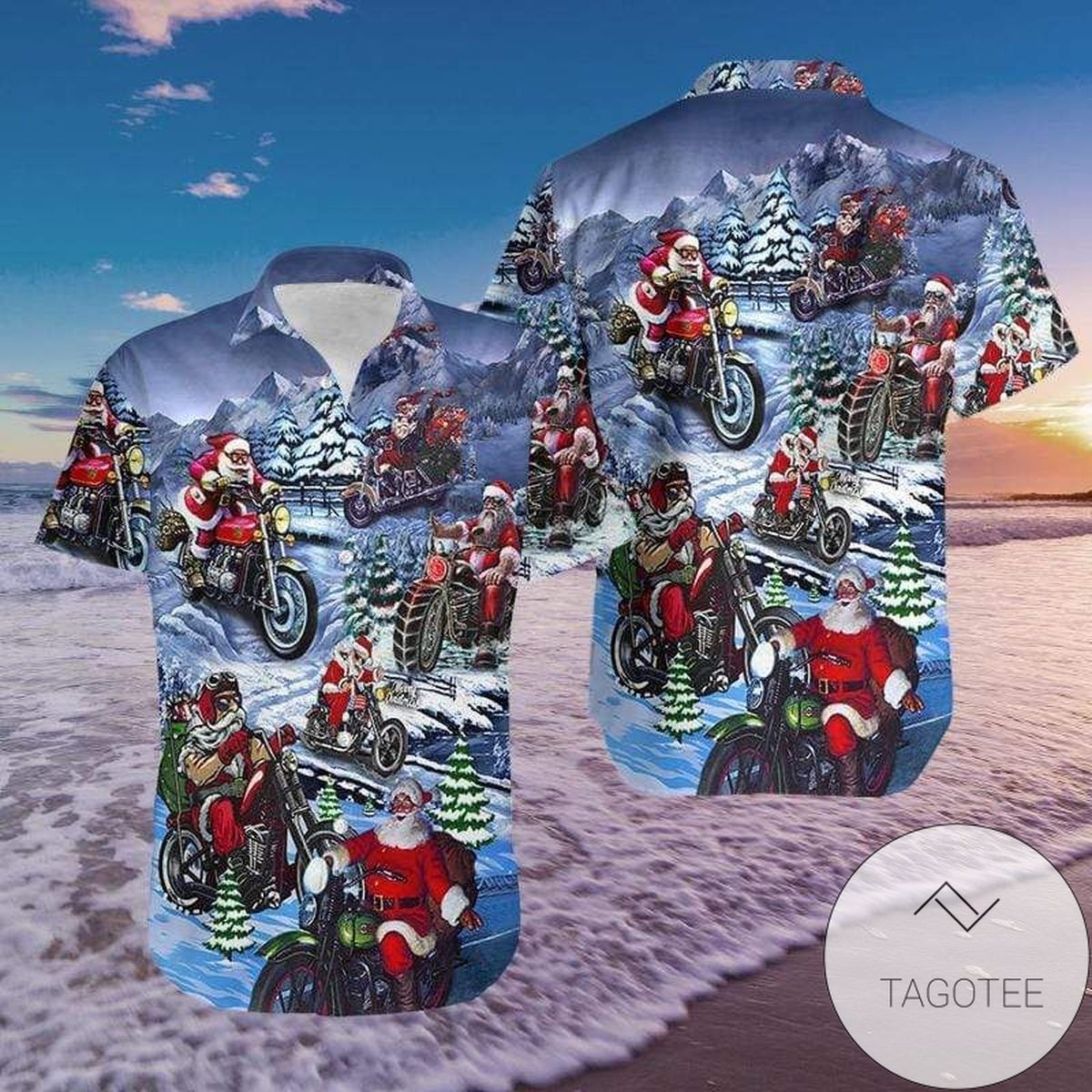 Hawaiian Aloha Shirts Christmas Dragon Family Reunion